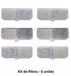Kit de 6 filtres pour fontaine à eau automatique