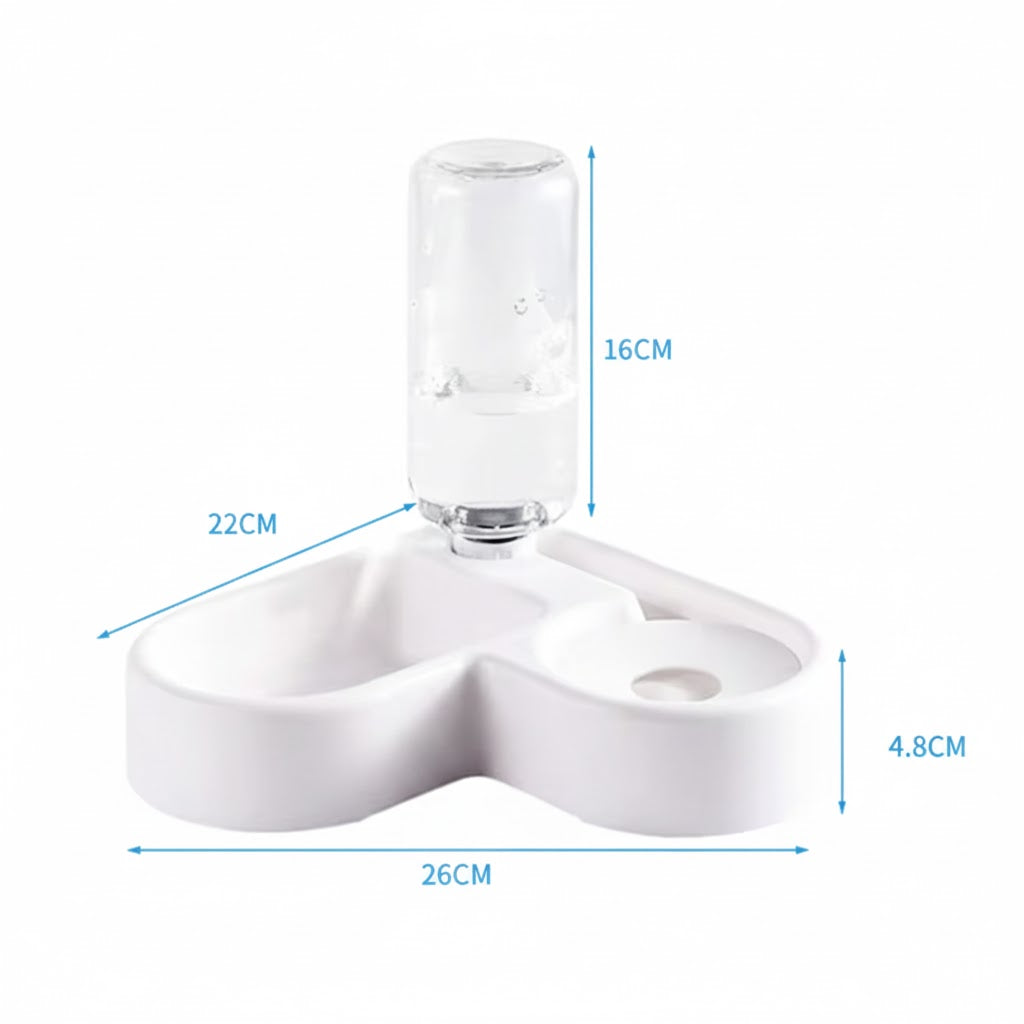 Dimensions pour la fontaine et gamelle pour chat